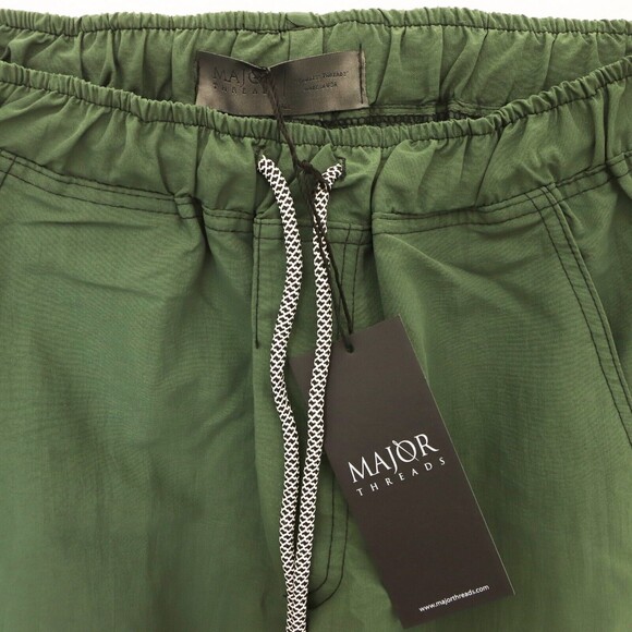 Major Threads Choa Tech Windbreaker Pant S Olive Green Jogger Elastic Waist NWT - Picture 5 of 5
